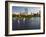 City Skyline from the Charles River, Boston, Massachusetts, USA-Amanda Hall-Framed Photographic Print