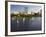 City Skyline from the Charles River, Boston, Massachusetts, USA-Amanda Hall-Framed Photographic Print