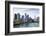 City Skyline from the Chicago River, Chicago, Illinois, United States of America, North America-Amanda Hall-Framed Photographic Print