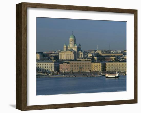 City Skyline, Helsinki, Finland, Scandinavia, Europe-Gavin Hellier-Framed Photographic Print