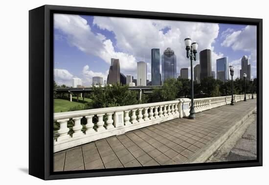 City Skyline, Houston, Texas, United States of America, North America-Gavin-Framed Premier Image Canvas