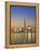 City Skyline Including Cn Tower in the Evening, Toronto, Ontario, Canada-Roy Rainford-Framed Premier Image Canvas