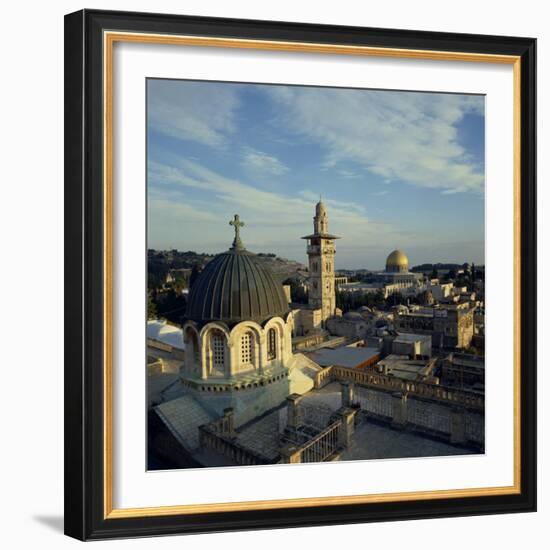 City Skyline, Jerusalem, Israel, Middle East-Robert Harding-Framed Photographic Print