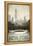 City Skyline New York Vintage V2-Marco Fabiano-Framed Stretched Canvas