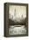 City Skyline New York Vintage V2-Marco Fabiano-Framed Stretched Canvas