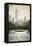 City Skyline New York Vintage V2-Marco Fabiano-Framed Stretched Canvas