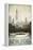 City Skyline New York Vintage V2-Marco Fabiano-Framed Stretched Canvas