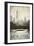 City Skyline New York Vintage V2-Marco Fabiano-Framed Premium Giclee Print