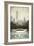 City Skyline New York Vintage V2-Marco Fabiano-Framed Art Print