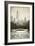 City Skyline New York Vintage V2-Marco Fabiano-Framed Art Print