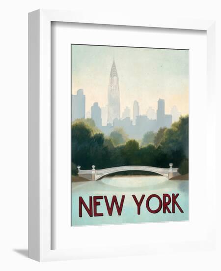 City Skyline New York-Marco Fabiano-Framed Art Print