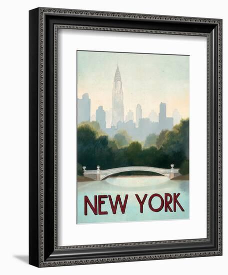 City Skyline New York-Marco Fabiano-Framed Art Print