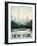 City Skyline New York-Marco Fabiano-Framed Art Print