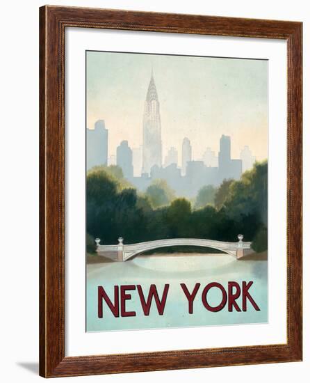 City Skyline New York-Marco Fabiano-Framed Art Print