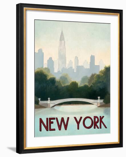 City Skyline New York-Marco Fabiano-Framed Art Print