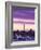 City Skyline / Night View, Auckland, North Island, New Zealand-Steve Vidler-Framed Photographic Print