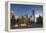 City Skyline, Oklahoma City, Oklahoma, USA-Walter Bibikow-Framed Premier Image Canvas