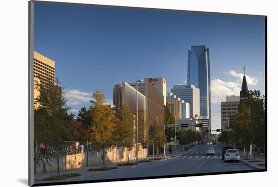 City Skyline, Oklahoma City, Oklahoma, USA-Walter Bibikow-Mounted Photographic Print