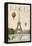 City Skyline Paris Vintage V2-Marco Fabiano-Framed Stretched Canvas