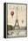 City Skyline Paris Vintage V2-Marco Fabiano-Framed Stretched Canvas