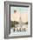 City Skyline Paris-Marco Fabiano-Framed Art Print