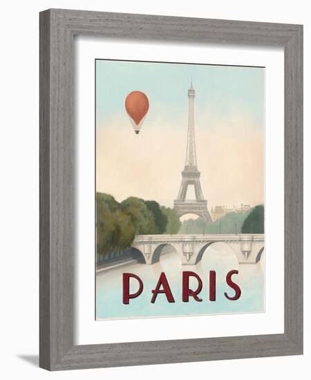 City Skyline Paris-Marco Fabiano-Framed Art Print