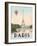 City Skyline Paris-Marco Fabiano-Framed Art Print