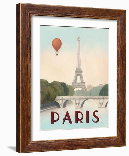 City Skyline Paris-Marco Fabiano-Framed Art Print