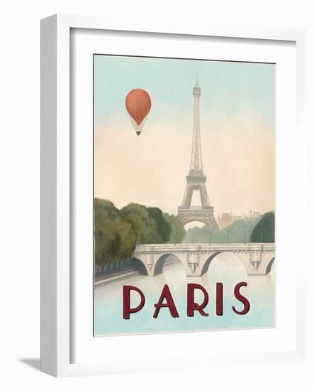 City Skyline Paris-Marco Fabiano-Framed Art Print