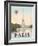 City Skyline Paris-Marco Fabiano-Framed Art Print