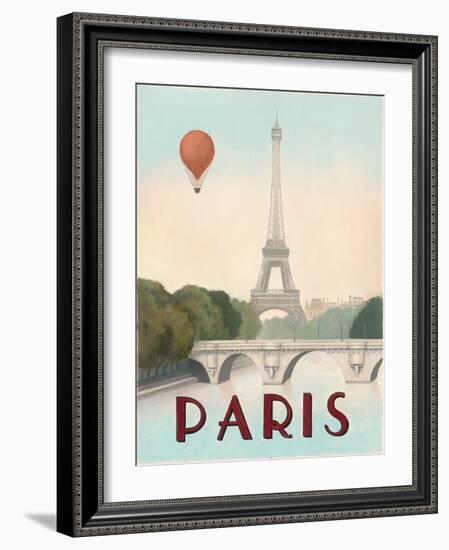 City Skyline Paris-Marco Fabiano-Framed Art Print