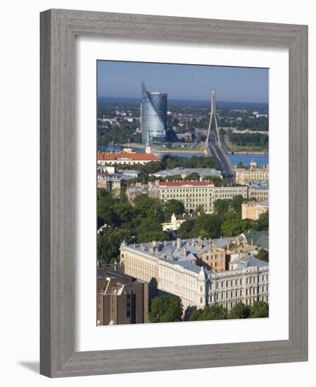 City Skyline, Riga, Latvia-Doug Pearson-Framed Photographic Print