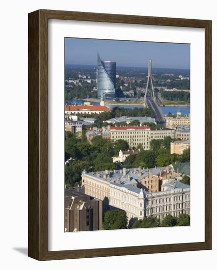 City Skyline, Riga, Latvia-Doug Pearson-Framed Photographic Print