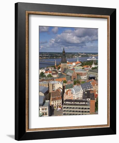 City Skyline, Riga, Latvia-Doug Pearson-Framed Photographic Print