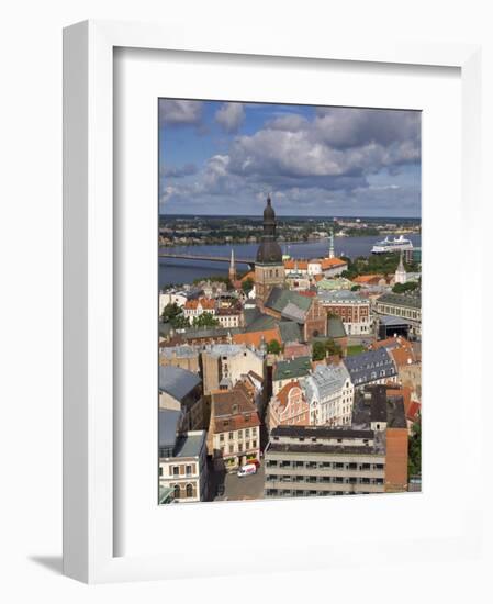 City Skyline, Riga, Latvia-Doug Pearson-Framed Photographic Print