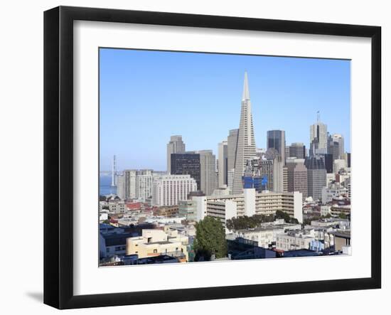 City Skyline, San Francisco, California, United States of America, North America-Gavin Hellier-Framed Photographic Print