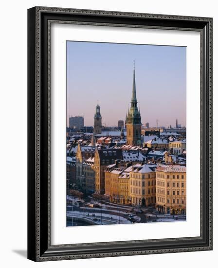 City Skyline, Stockholm, Sweden, Scandinavia, Europe-Sylvain Grandadam-Framed Photographic Print