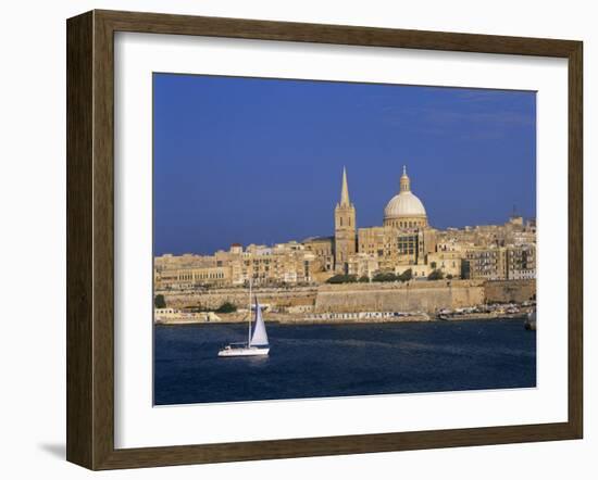 City Skyline, Valetta, Malta-Steve Vidler-Framed Photographic Print