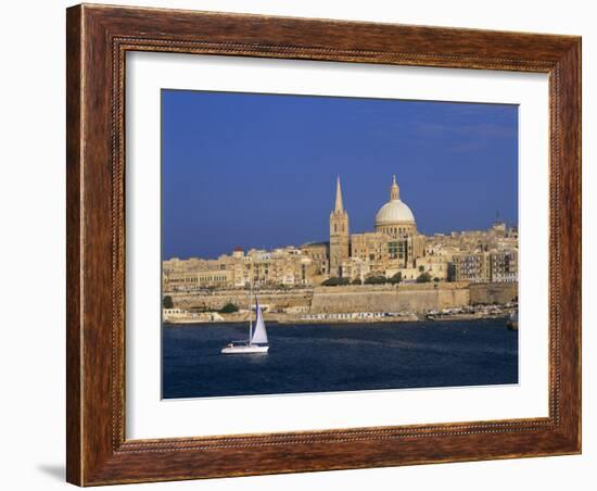 City Skyline, Valetta, Malta-Steve Vidler-Framed Photographic Print