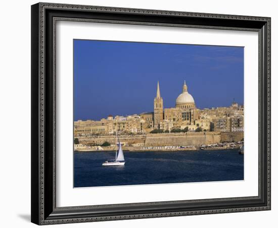 City Skyline, Valetta, Malta-Steve Vidler-Framed Photographic Print