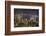 City skyline viewed from Victoria Peak by night, Hong Kong, China, Asia-Fraser Hall-Framed Photographic Print