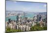 City skyline, viewed from Victoria Peak, Hong Kong, China, Asia-Fraser Hall-Mounted Photographic Print