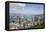 City skyline, viewed from Victoria Peak, Hong Kong, China, Asia-Fraser Hall-Framed Premier Image Canvas