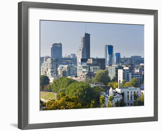 City Skyline, Vilnius, Lithuania-Gavin Hellier-Framed Photographic Print