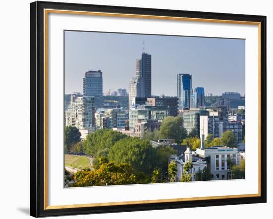 City Skyline, Vilnius, Lithuania-Gavin Hellier-Framed Photographic Print