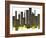 City Skyline-prawny-Framed Art Print