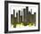 City Skyline-prawny-Framed Art Print