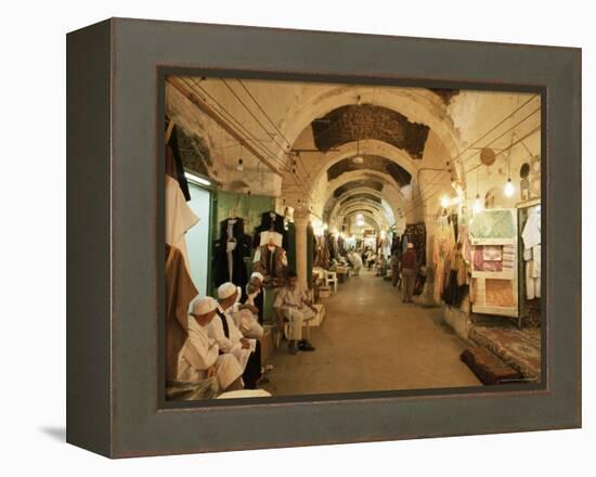 City Souq, Tripoli, Tripolitania, Libya, North Africa, Africa-Nico Tondini-Framed Premier Image Canvas