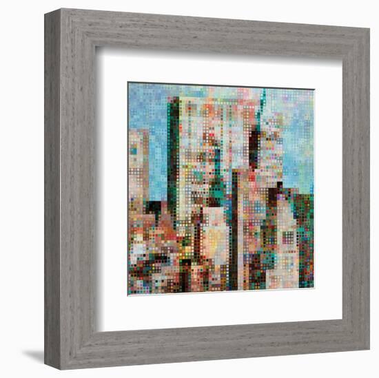 City Square 1-James Burghardt-Framed Giclee Print