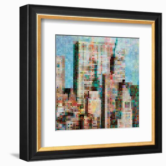 City Square 1-James Burghardt-Framed Giclee Print